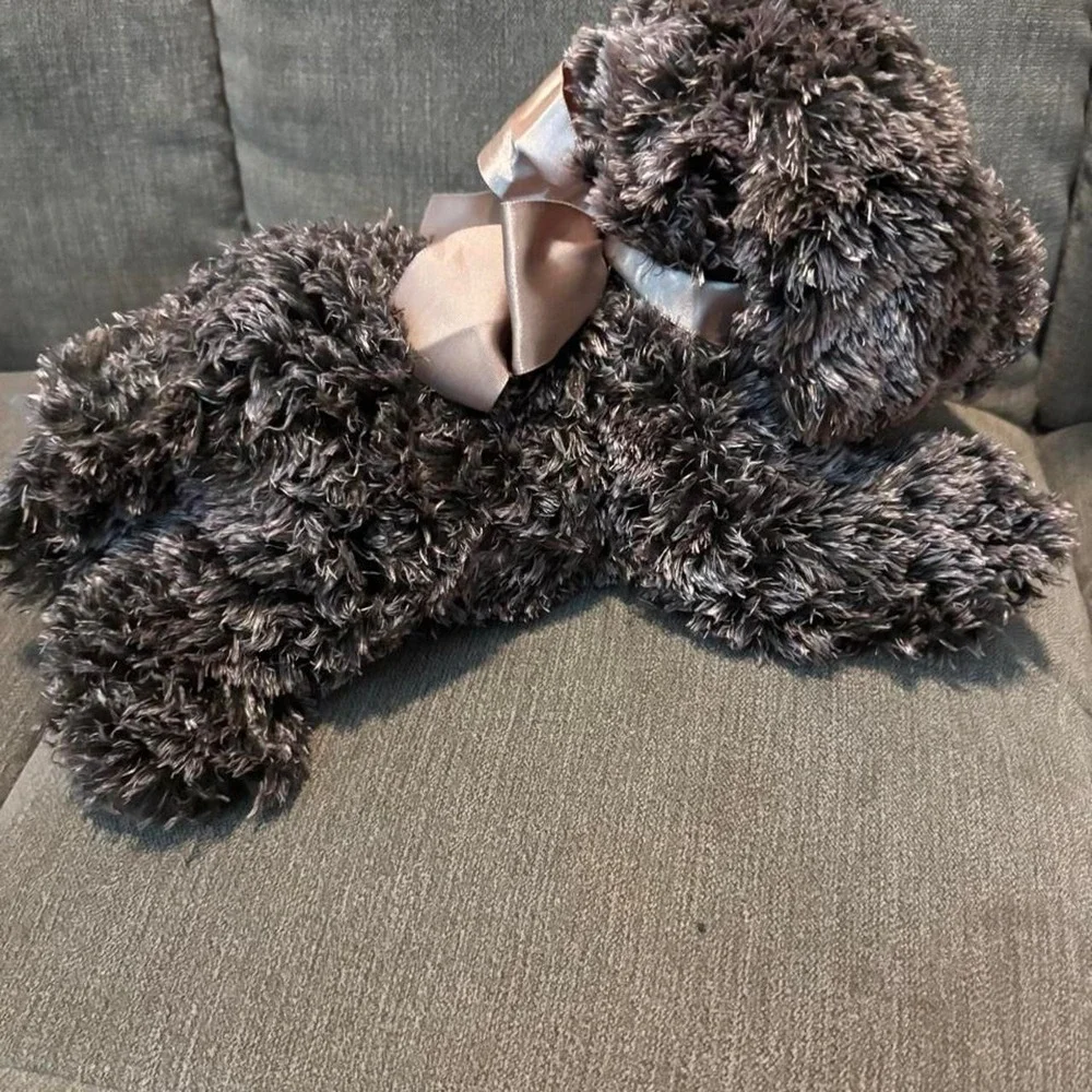 Soft Brown Dog Stuffed Plush Comfort Companion